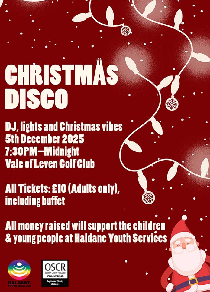 Haldane Youth Services Christmas Disco Haldane Youth Services Christmas Disco
